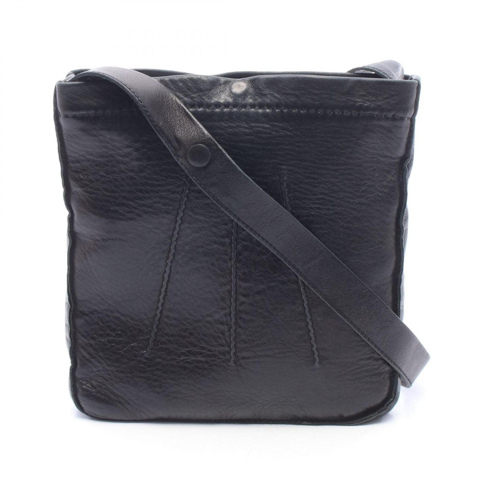 Hermes Shoulder Bag Tudo Black Leather