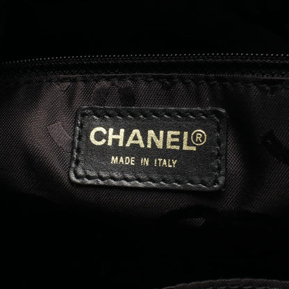 Chanel Tote Bag Wild Stitch Black Leather — view 4