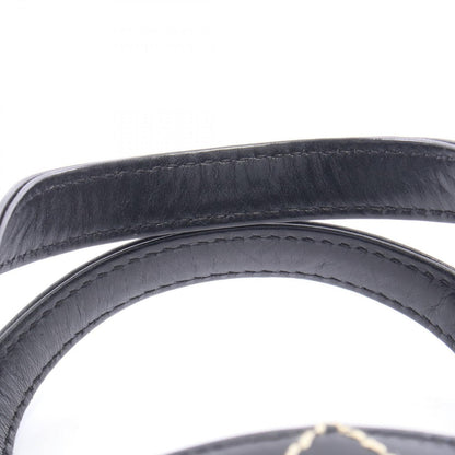Chanel Tote Bag Wild Stitch Black Leather — view 7