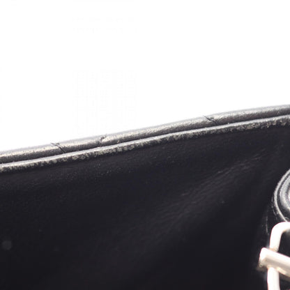 Chanel Shoulder Bag Quilted Black Lambskin East West Chain — view 6