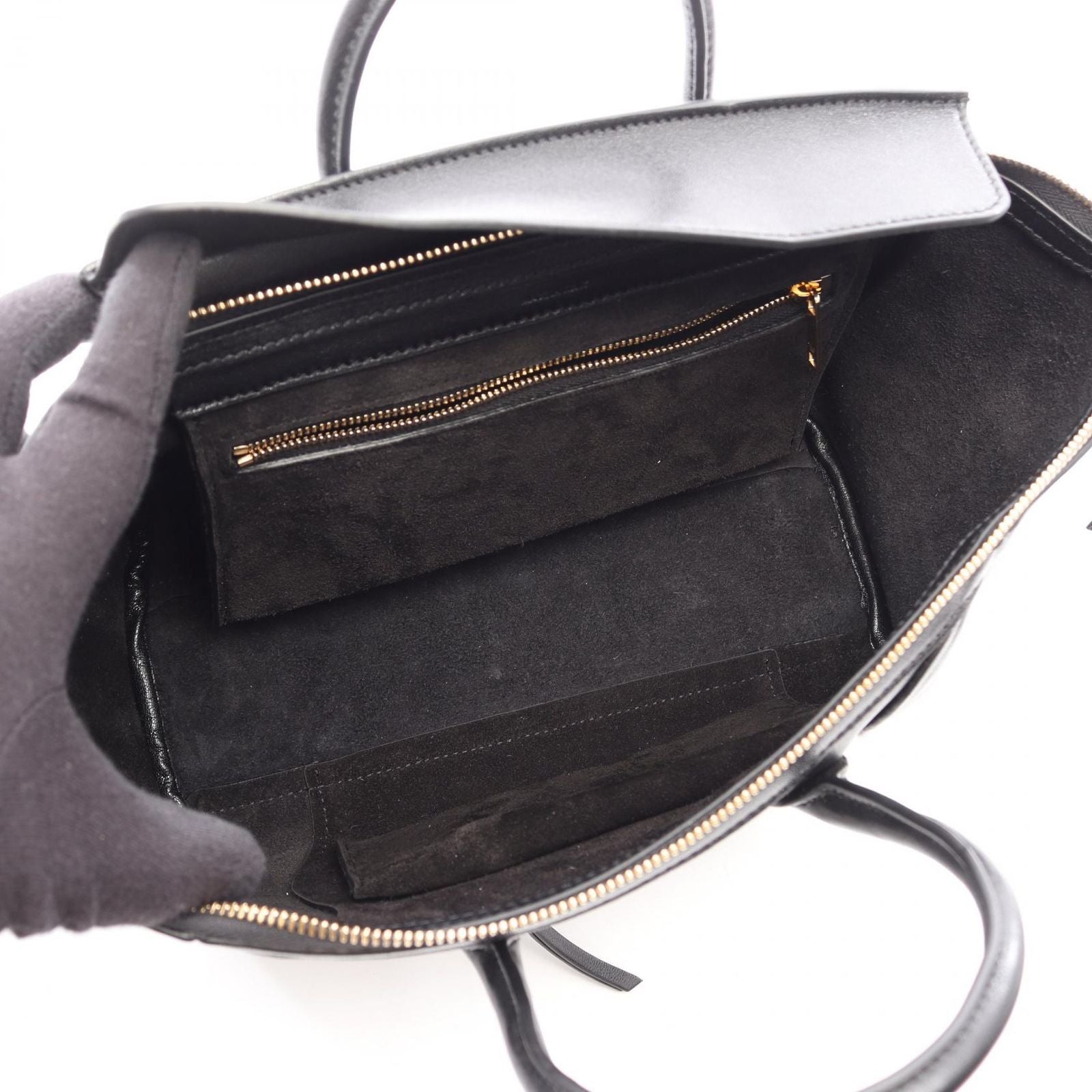 Celine Handbag Little Luggage Leather — view 3