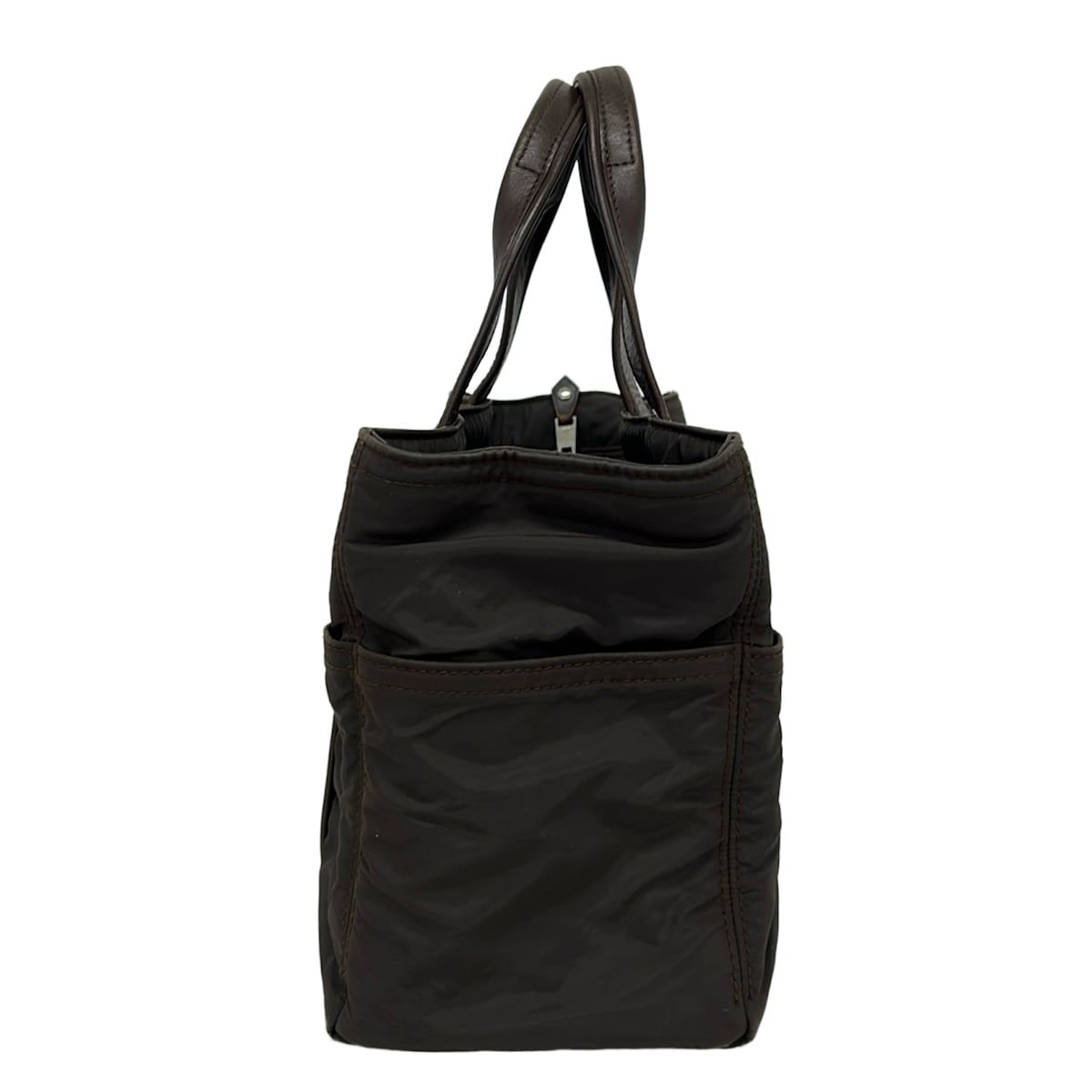 Hermes Handbag Acapulco PM Dark Brown Leather — view 2