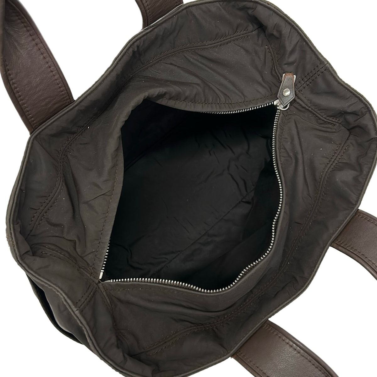 Hermes Handbag Acapulco PM Dark Brown Leather — view 7
