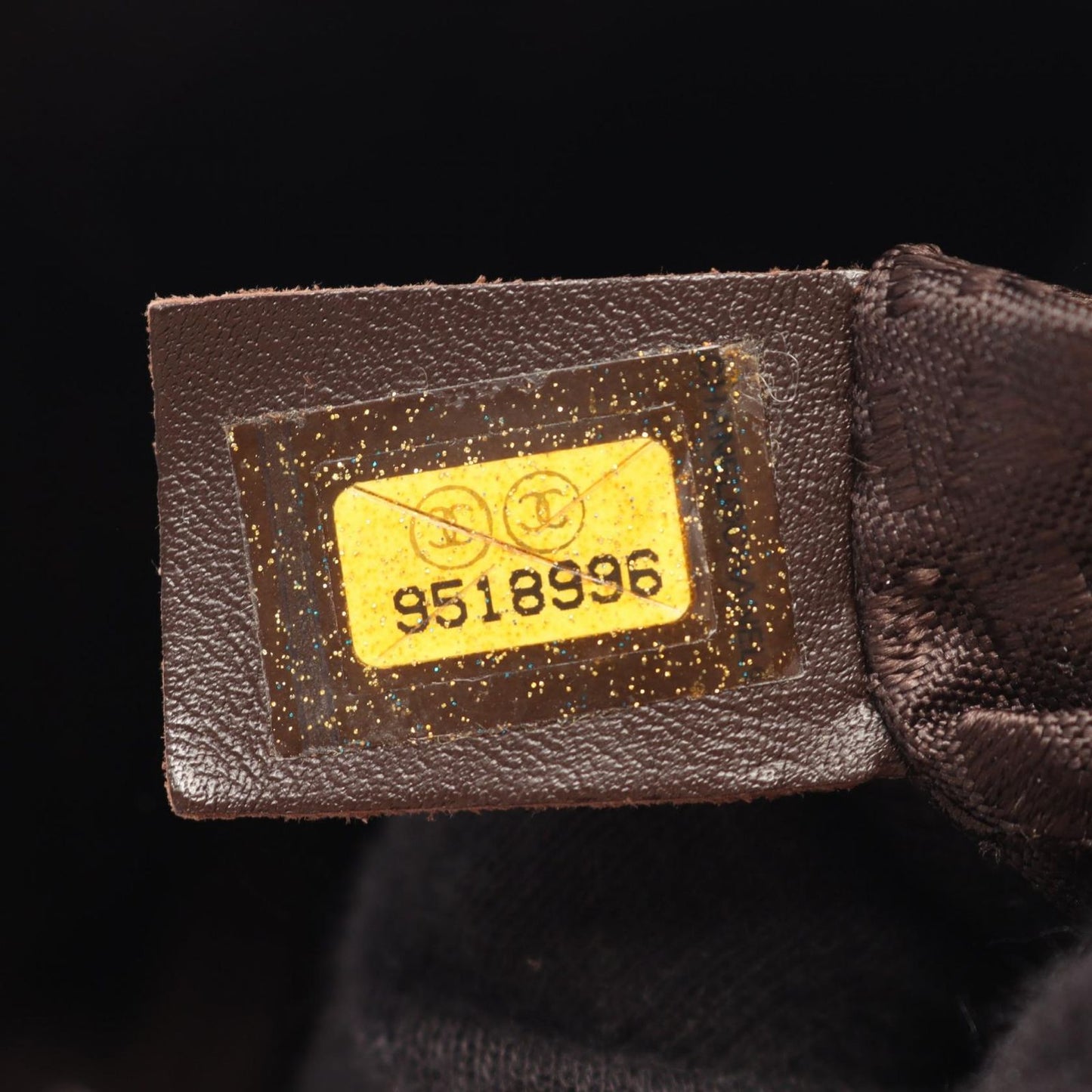 Chanel Tote Bag Choco Bar Dark Brown Caviar Leather — view 5