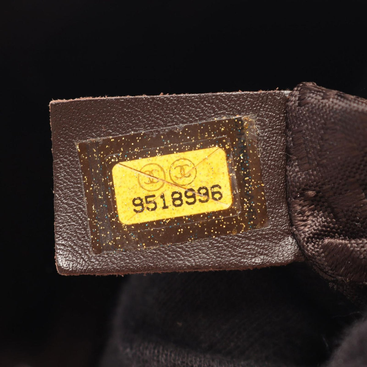 Chanel Tote Bag Choco Bar Dark Brown Caviar Leather — view 5
