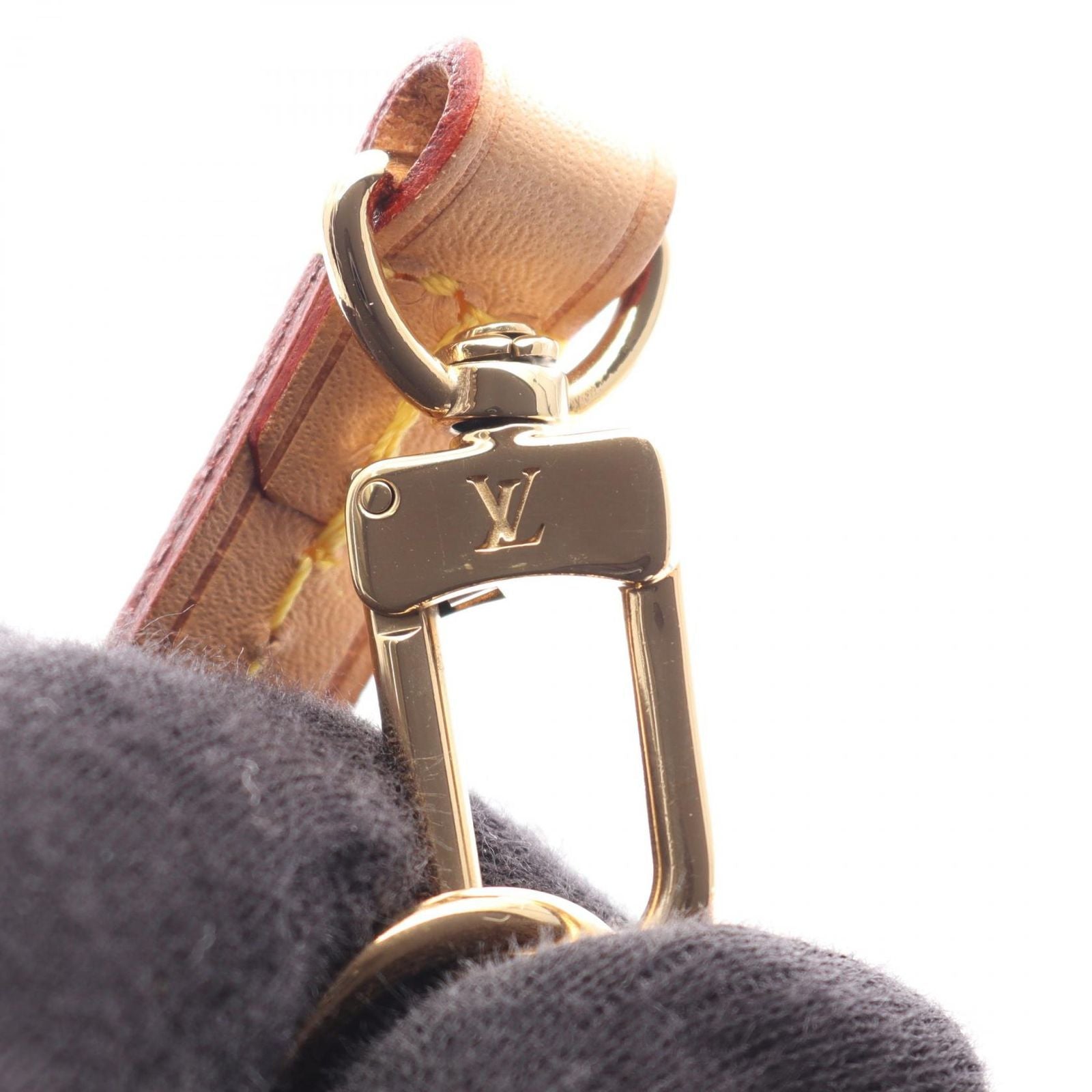 Louis Vuitton Handbag Pochette Soir Damier Azur Leather — view 6