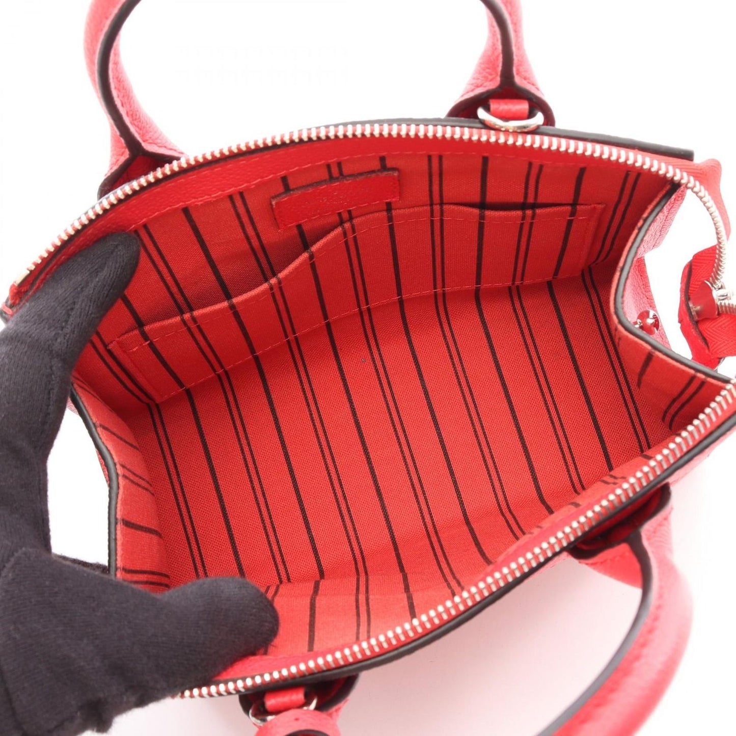 Louis Vuitton Handbag Pont Neuf Poppy Petal Leather Mini — view 3
