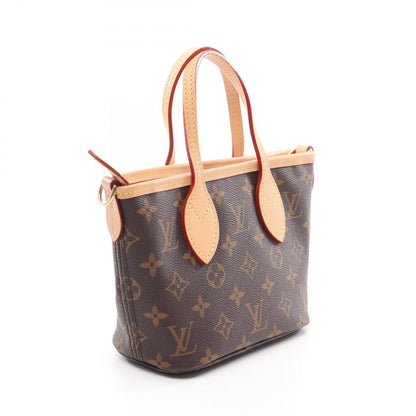 Louis Vuitton Handbag Neverfull BB Beige Canvas Leather — view 2