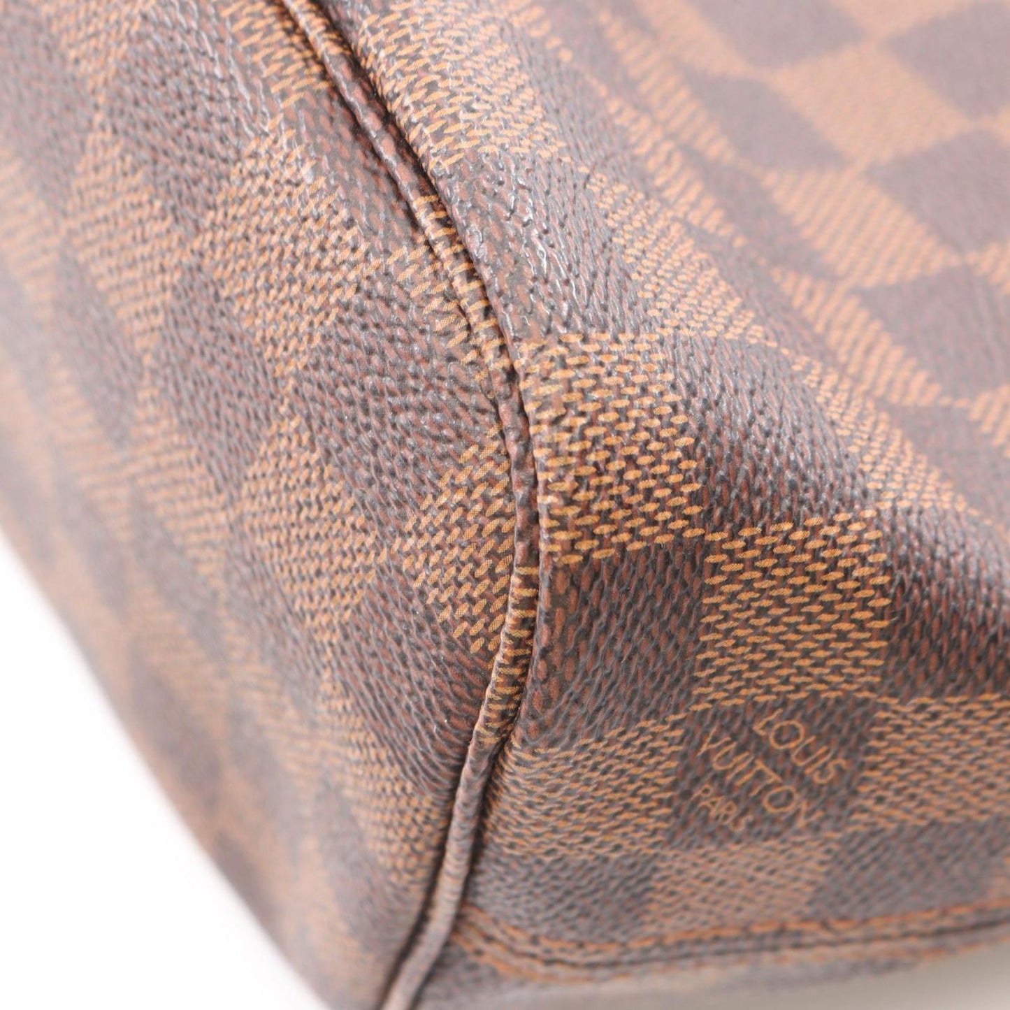 Louis Vuitton Tote Bag Neverfull PM Damier Ebene Leather — view 6