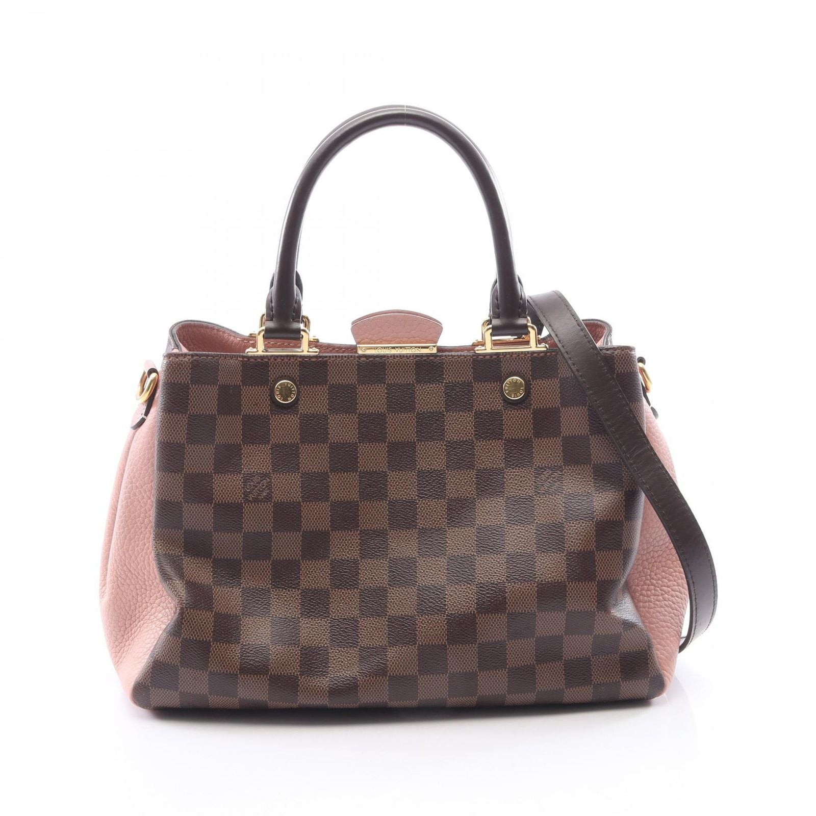 Louis Vuitton Handbag Brittany Magnolia Canvas Leather