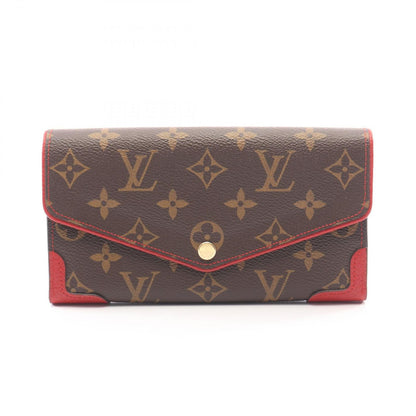 Louis Vuitton Bifold Wallet Portefeuille Sarah Retiro Cerise Leather