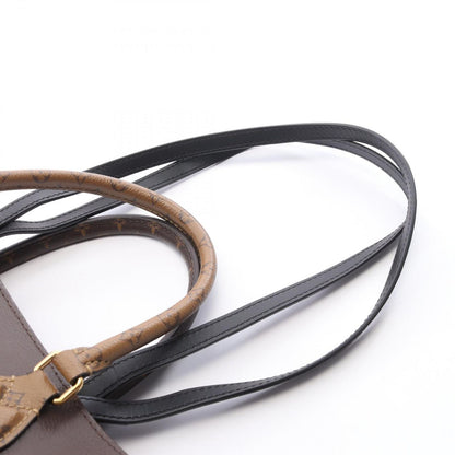 Louis Vuitton Shoulder Bag On The Go GM Monogram Giant Reverse Leather — view 6