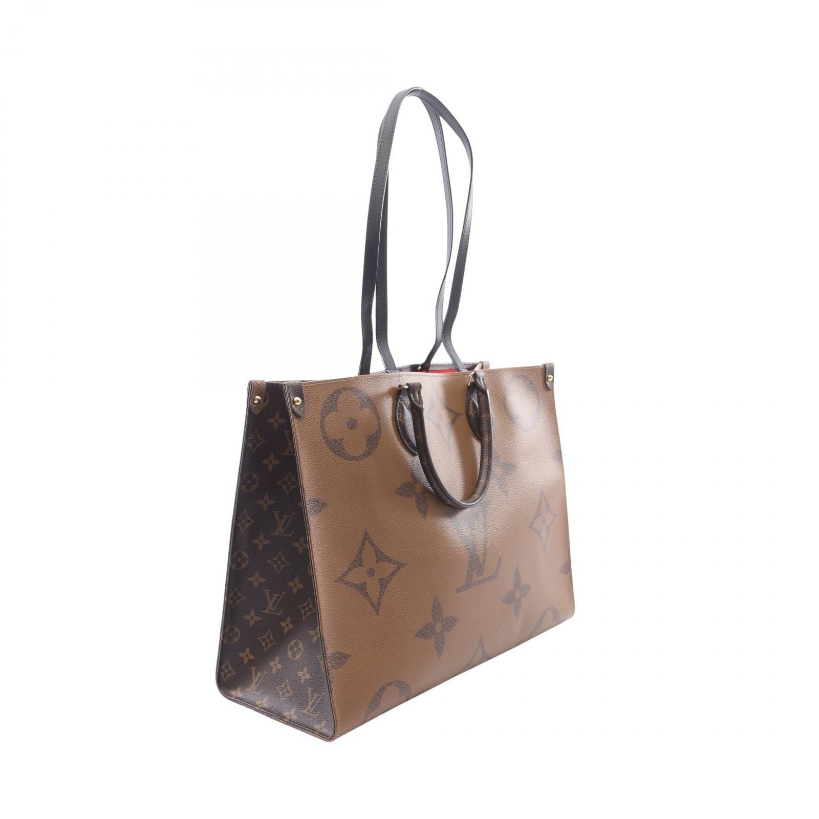 Louis Vuitton Shoulder Bag On The Go GM Monogram Giant Reverse Leather — view 2