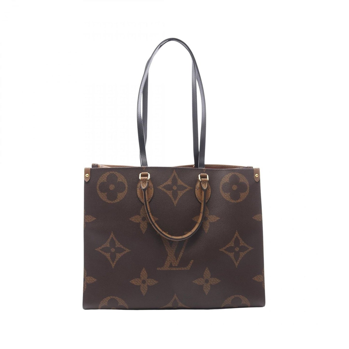 Louis Vuitton Shoulder Bag On The Go GM Monogram Giant Reverse Leather