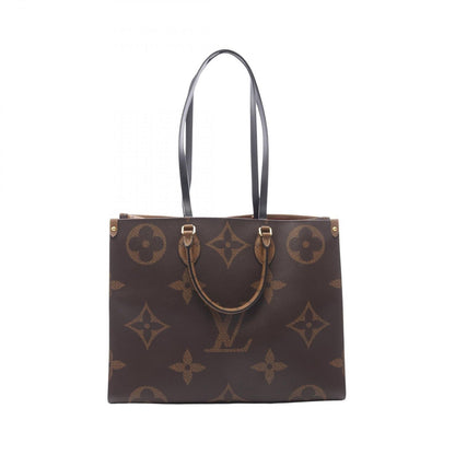 Louis Vuitton Shoulder Bag On The Go GM Monogram Giant Reverse Leather