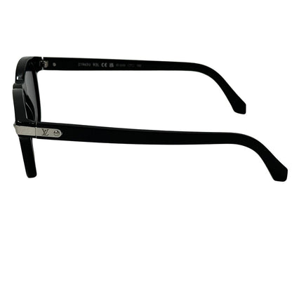 Louis Vuitton Sunglasses LV Signature Square Round Noir Blue Cool Eyewear — view 3