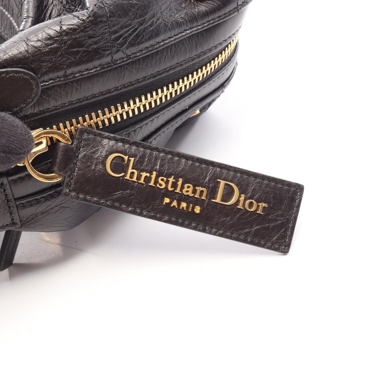 Dior Shoulder Bag D-journey Small Flat Macro Cannage Black — view 7