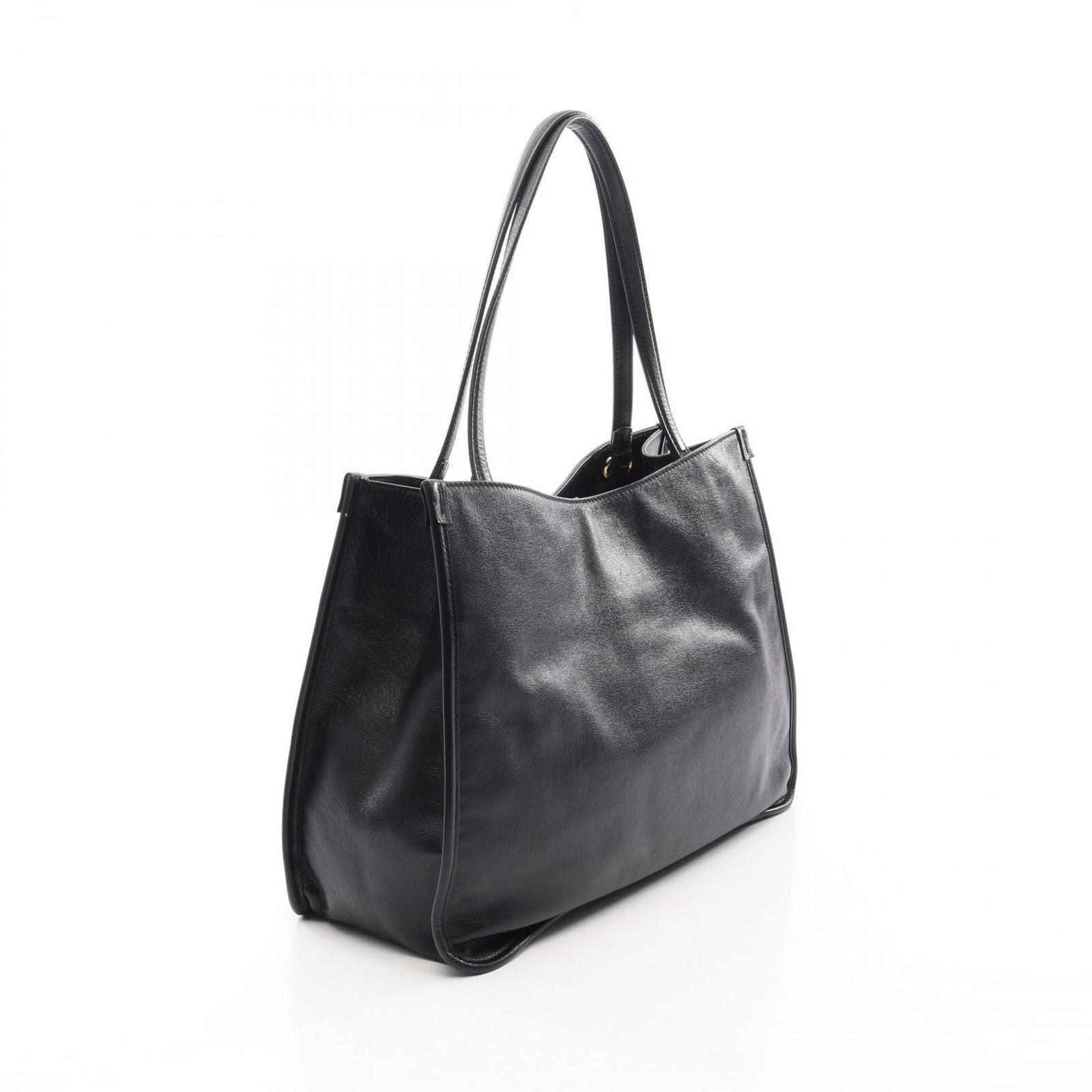 Gucci Tote Bag Horsebit Black Leather — view 2