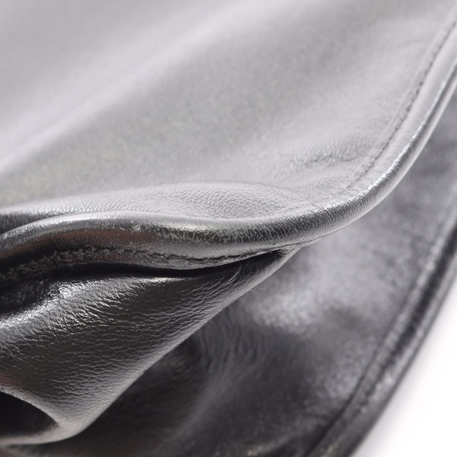 Gucci Tote Bag Horsebit Black Leather — view 7