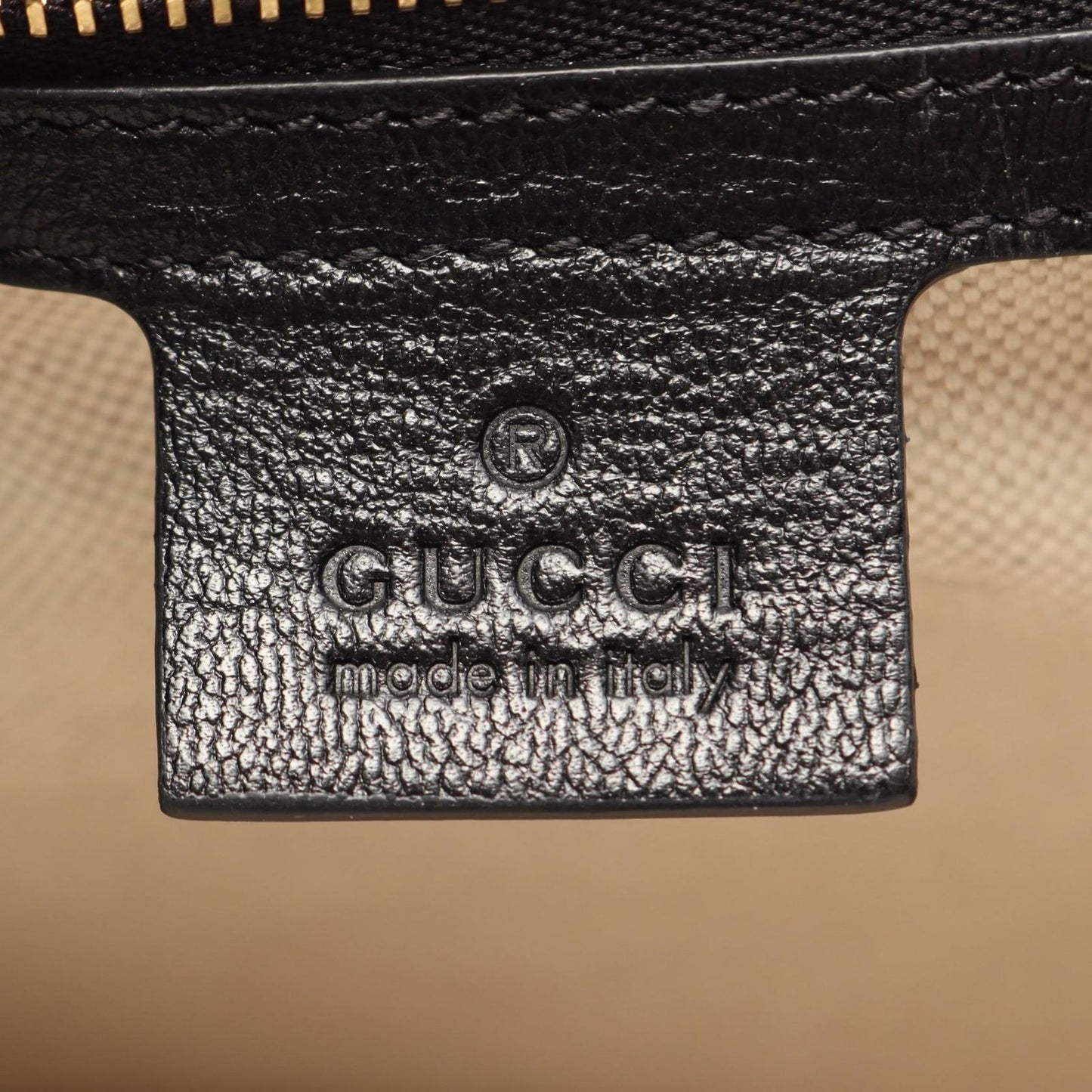 Gucci Tote Bag Horsebit Black Leather — view 4