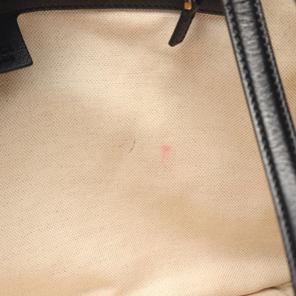 Gucci Tote Bag Horsebit Black Leather — view 5
