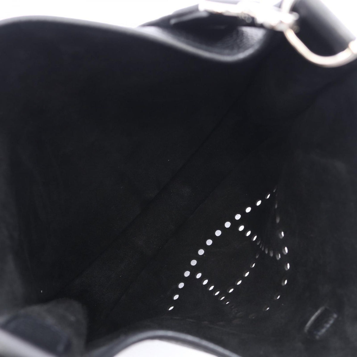 Hermes Shoulder Bag Evelyne 2 GM Black Leather — view 3