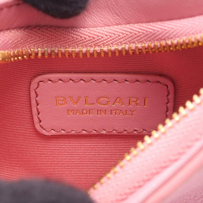 Bvlgari Shoulder Bag Serpenti Ellipse Micro Pink Leather — view 4