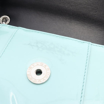Bvlgari Shoulder Bag Serpenti Forever Mint Green Patent Leather — view 6