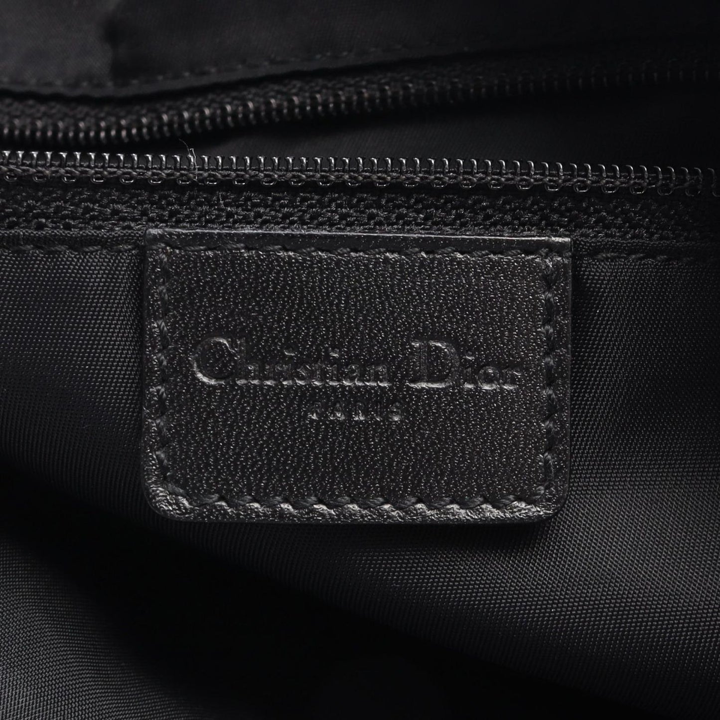 Dior Shoulder Bag Street Chic Trotter Black Canvas Leather Oneshoulder — view 4