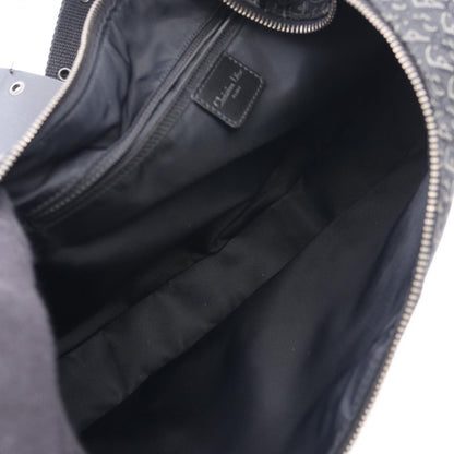 Dior Shoulder Bag Street Chic Trotter Black Canvas Leather Oneshoulder — view 3