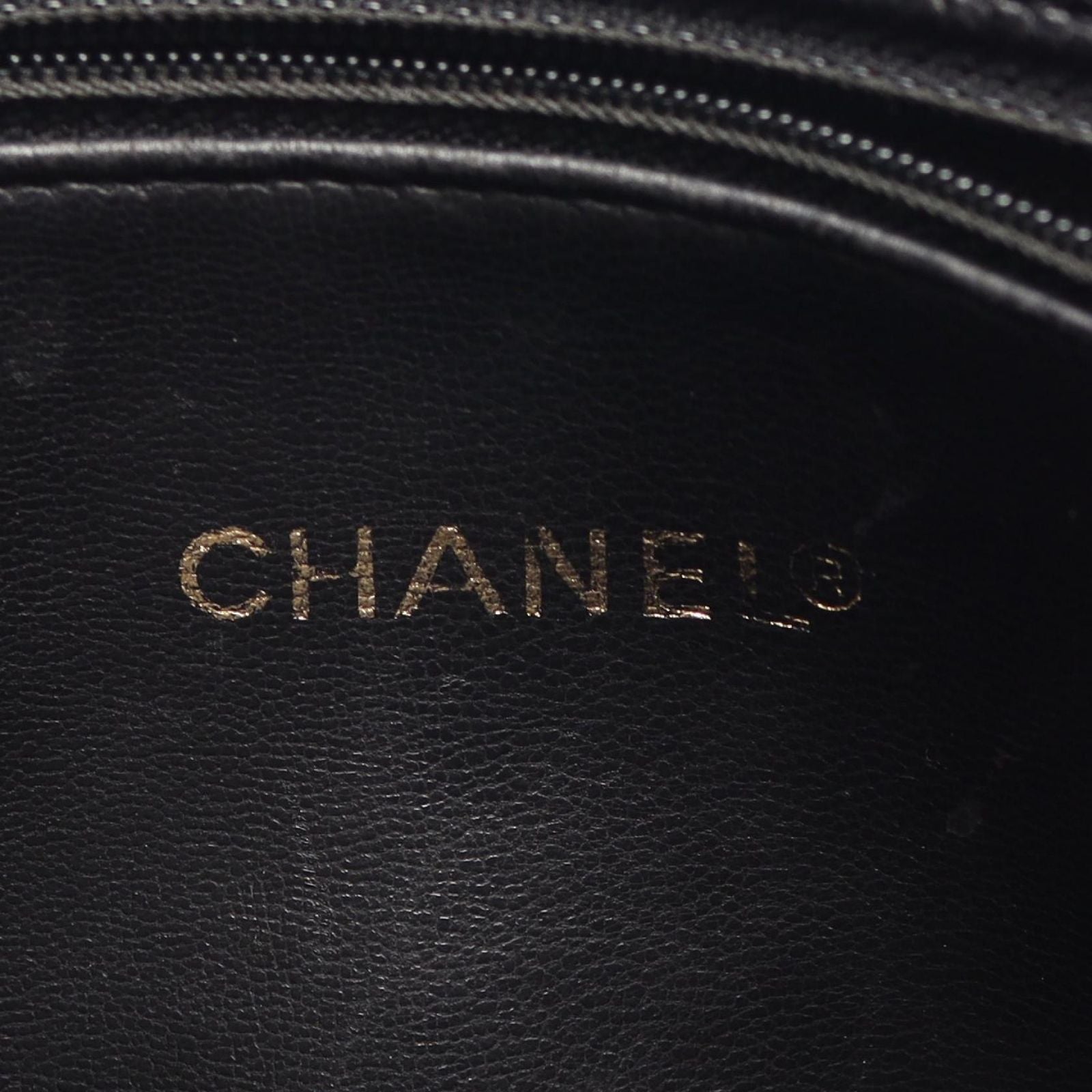 Chanel Tote Bag Triple Coco Black Caviar Leather Chain — view 4