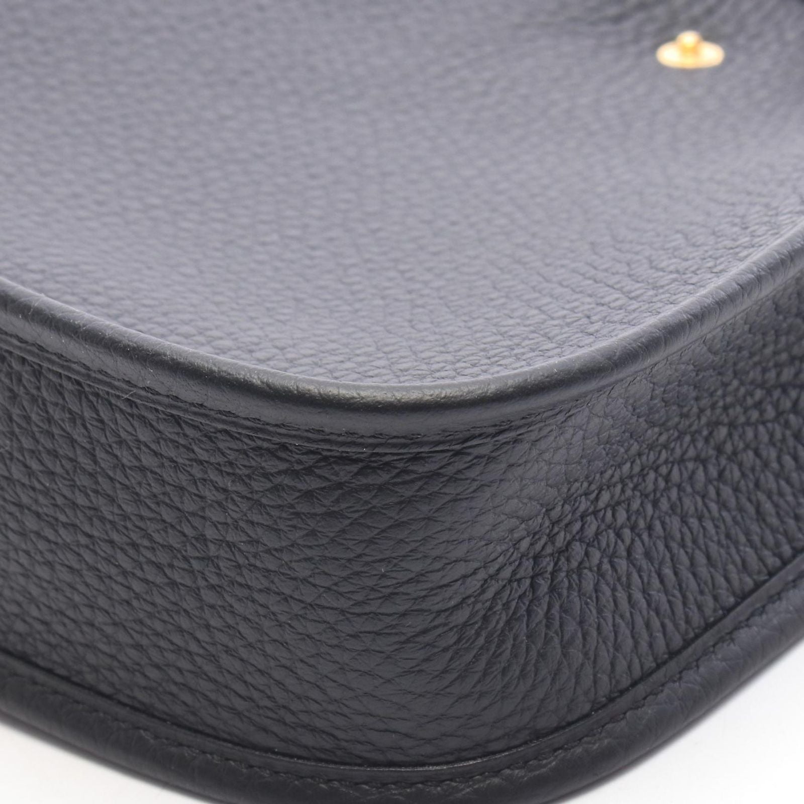 Hermes Shoulder Bag Evelyne TPM Black Leather Amazon — view 6