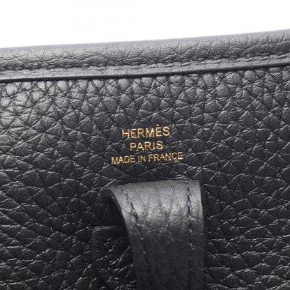 Hermes Shoulder Bag Evelyne TPM Black Leather Amazon — view 4