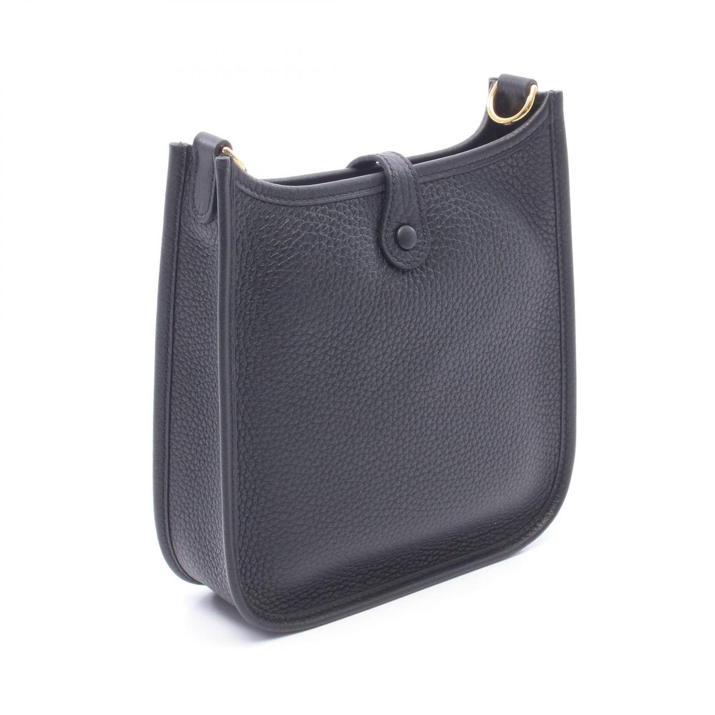Hermes Shoulder Bag Evelyne TPM Black Leather Amazon — view 2
