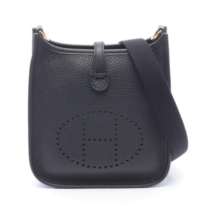 Hermes Shoulder Bag Evelyne TPM Black Leather Amazon