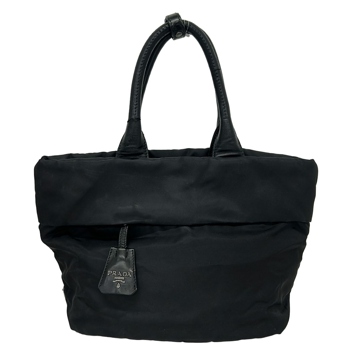 Prada Handbag Black Leather