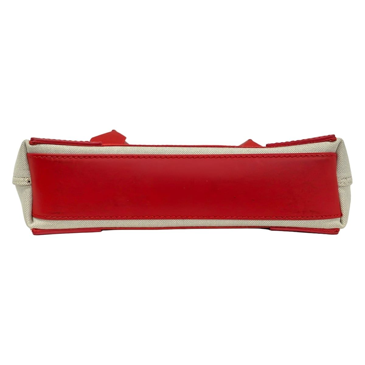 Balenciaga Tote Bag Navy Cabas XS Red Ivory Leather — view 5