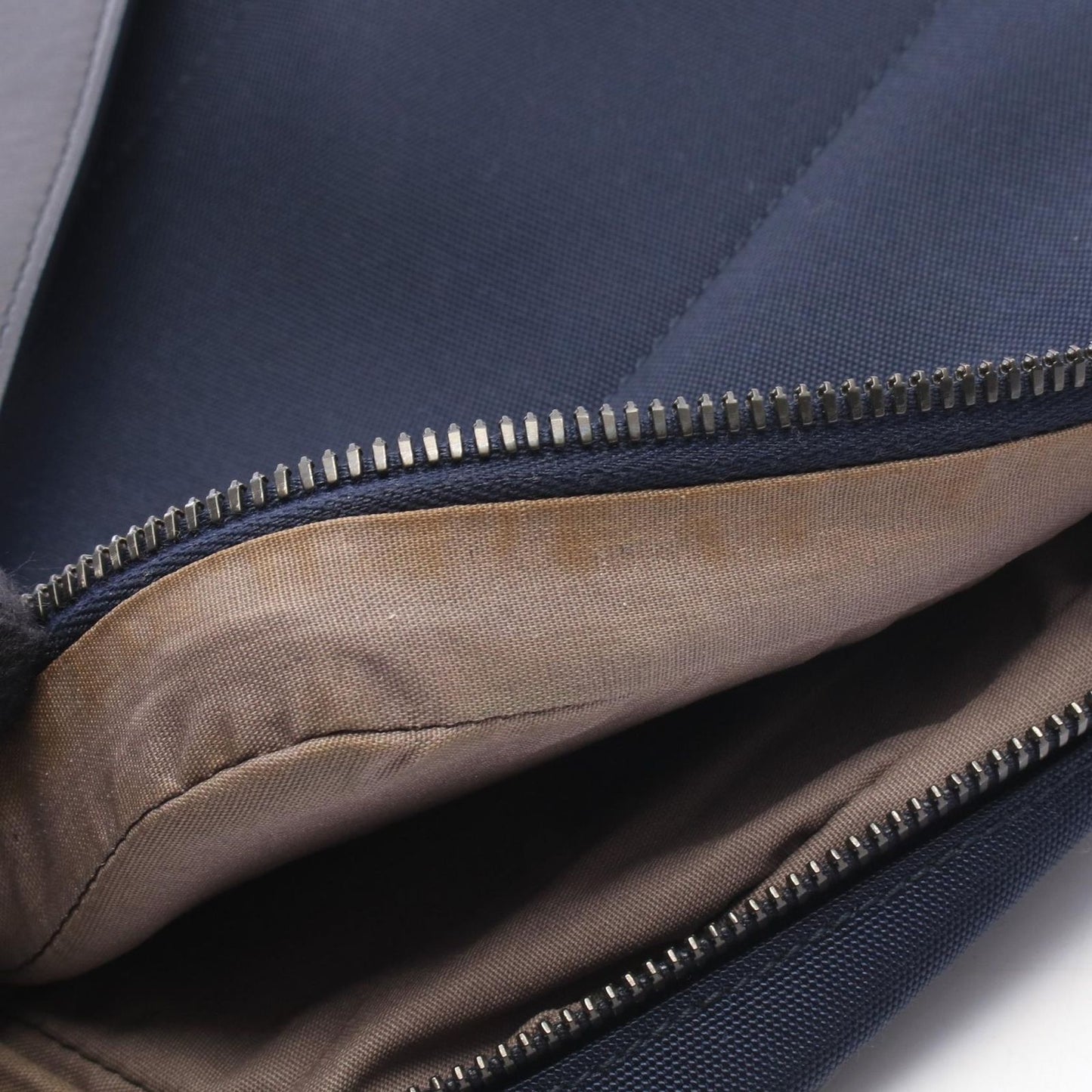 Bottega Veneta Waist Bag Intrecciato Navy Black Nylon Leather — view 5