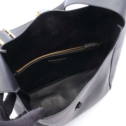Saint Laurent Paris Shoulder Bag le 5 a 7 Soft Large Black Leather — view 3