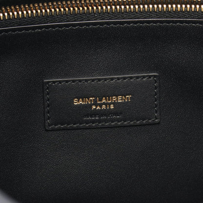 Saint Laurent Paris Shoulder Bag le 5 a 7 Soft Large Black Leather — view 4