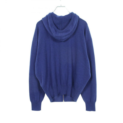 Louis Vuitton Hoodie Knit Blue Cashmere Zip — view 2