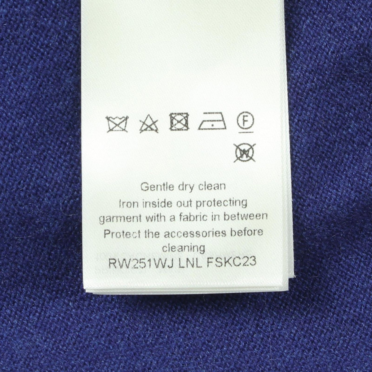 Louis Vuitton Hoodie Knit Blue Cashmere Zip — view 6