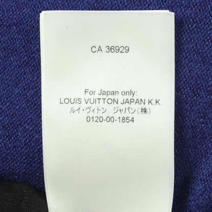 Louis Vuitton Hoodie Knit Blue Cashmere Zip — view 5