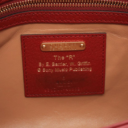 Gucci Shoulder Bag New Jackie Crown Ivory Red Multi Canvas Leather — view 4