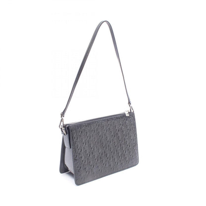 Dior Shoulder Bag Trotter Black Dark Gray Patent Leather — view 2