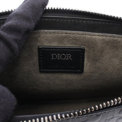 Dior Shoulder Bag Trotter Black Dark Gray Patent Leather — view 4