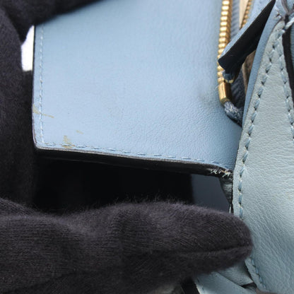 Loewe Handbag Puzzle Bag 2-Way Light Blue Leather — view 5