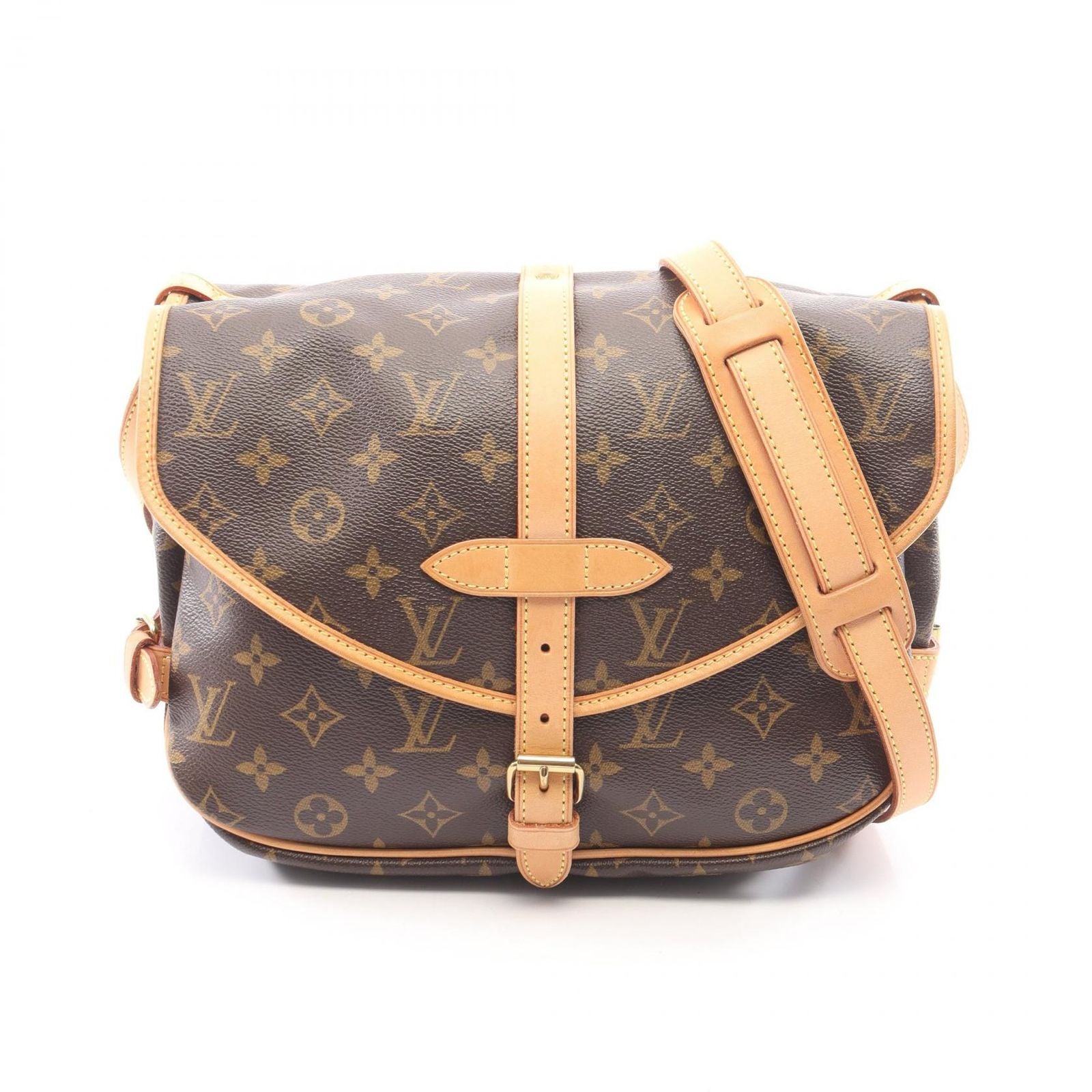 Louis Vuitton Shoulder Bag Saumur 30 Monogram Leather