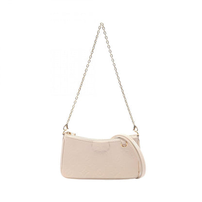 Louis Vuitton Shoulder Bag Easy Pouch Monogram Empreinte Cream Leather Chain