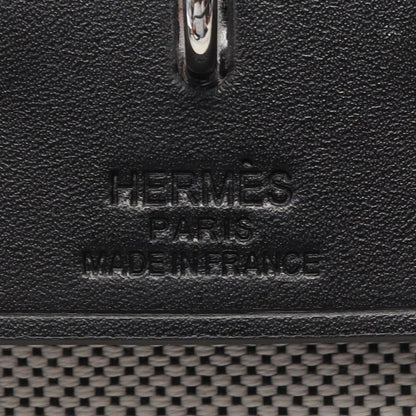 Hermes Handbag Herbag Zip MM 2-Way Ecru Black — view 4